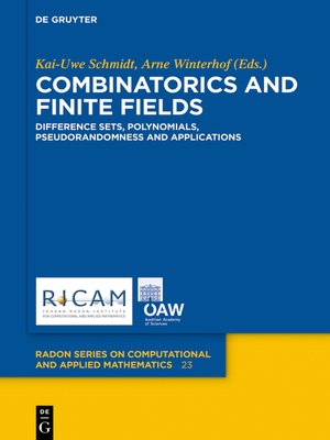 cover image of Combinatorics and Finite Fields